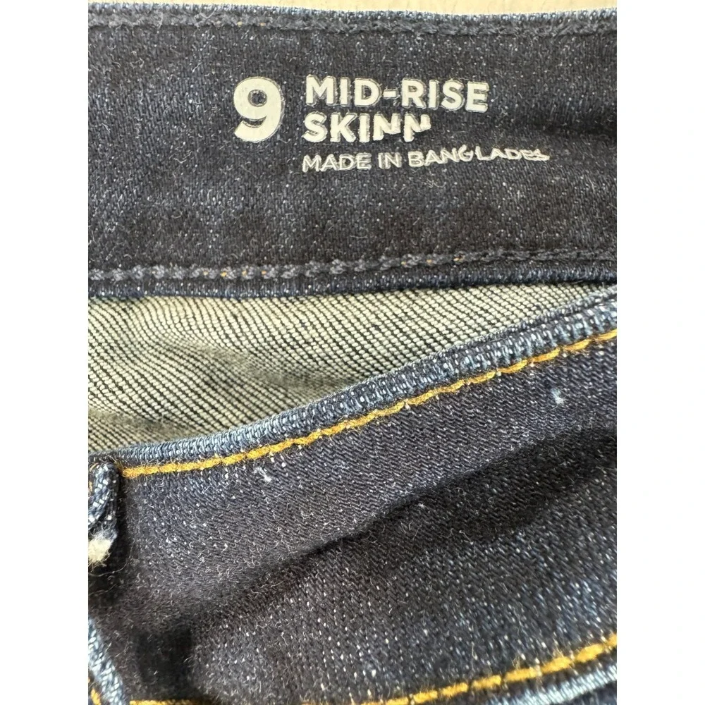 Arizona Jean Co. Women's Size‎ 9 Skinny Blue Jeans Stretch Denim Mid Rise